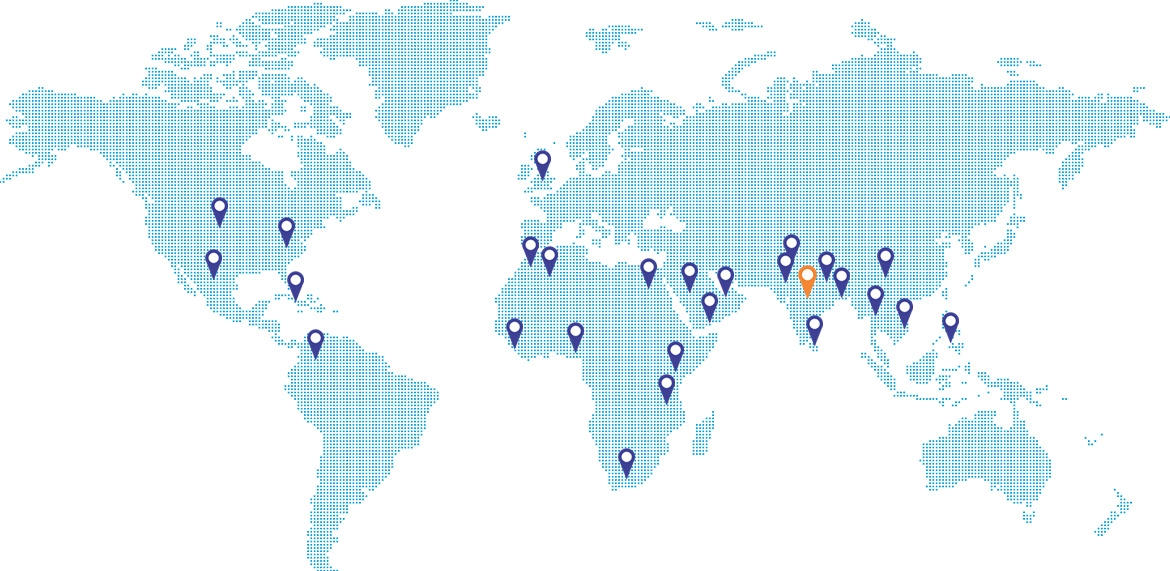 Global presence map